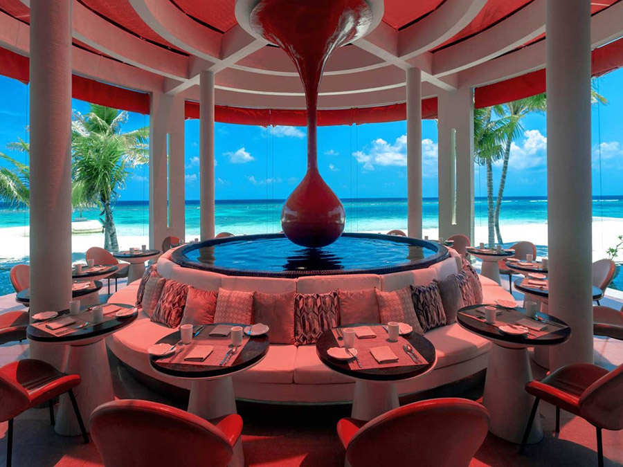 Restaurante OBLU Select at Sangeli - Maldivas
