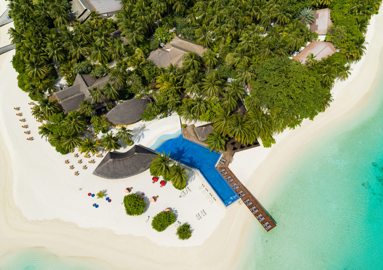 Playa en Kuramathi Maldives