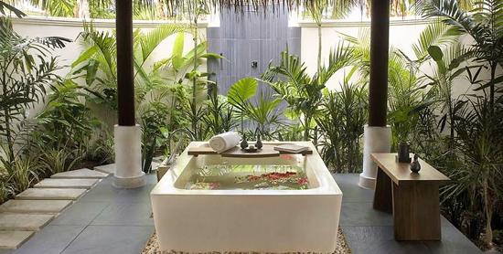 Baño de la Sunrise Sunset Beach Villa