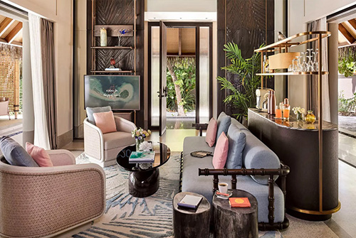 Luxury Beach Villa with Pool con piscina infinity en JOALI Maldives