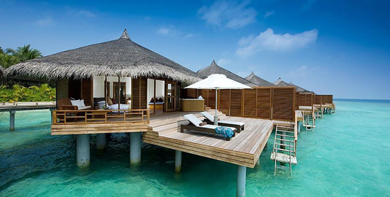 Acceso a la laguna de la Water Villa