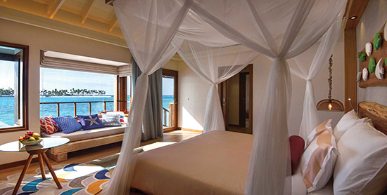 Interior de la Water Villa with Pool