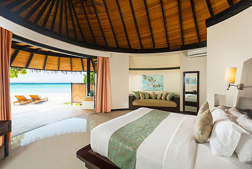 Deluxe Beach Villa en Sun Siyam Iru Fushi