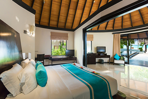 Family Deluxe Beach Villa with Pool en Sun Siyam Iru Fushi