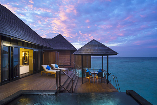 Infinity Water Villa en Sun Siyam Iru Fushi