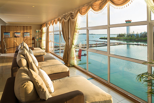 Lounge de Sun Siyam Iru Fushi