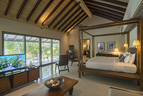 Deluxe Beach Pool Villa frente al mar en The Residence Maldives at Dhigurah