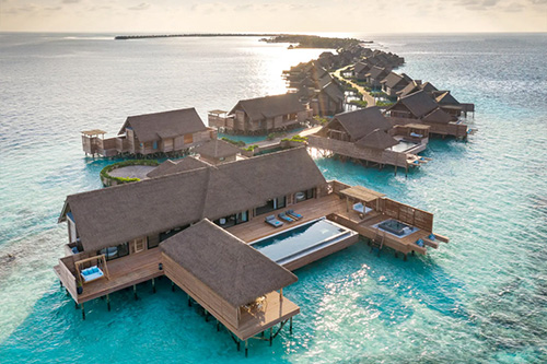 Villas y residencias de dos y tres dormitorios con piscina en Waldorf Astoria Maldives Ithaafushi