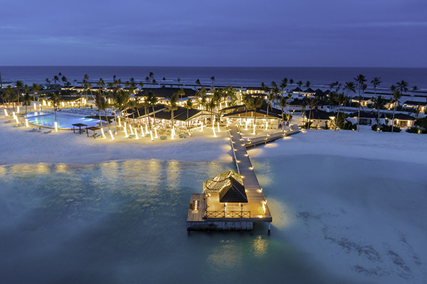 Joy Island al atardecer