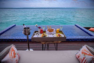 Desayuno en la villa