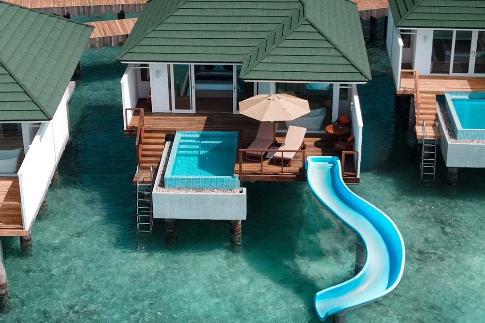 Piscina en Kuramathi