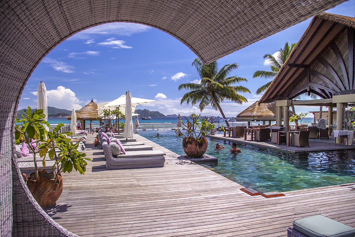 Vistas en resorts de Seychelles